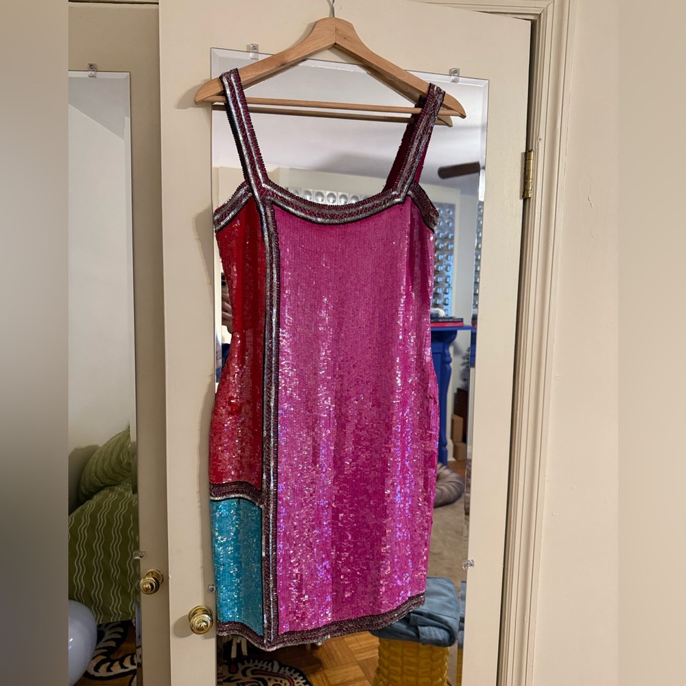 Vintage 90s Sequin Party Dress